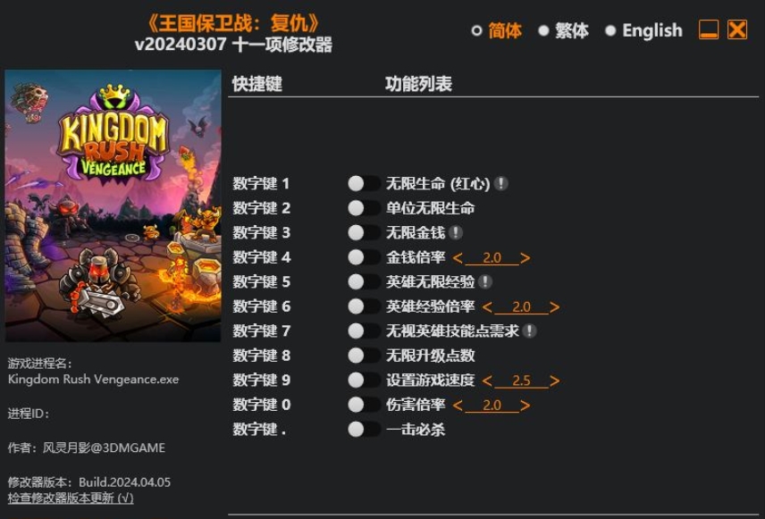 王国保卫战 复仇|修改器