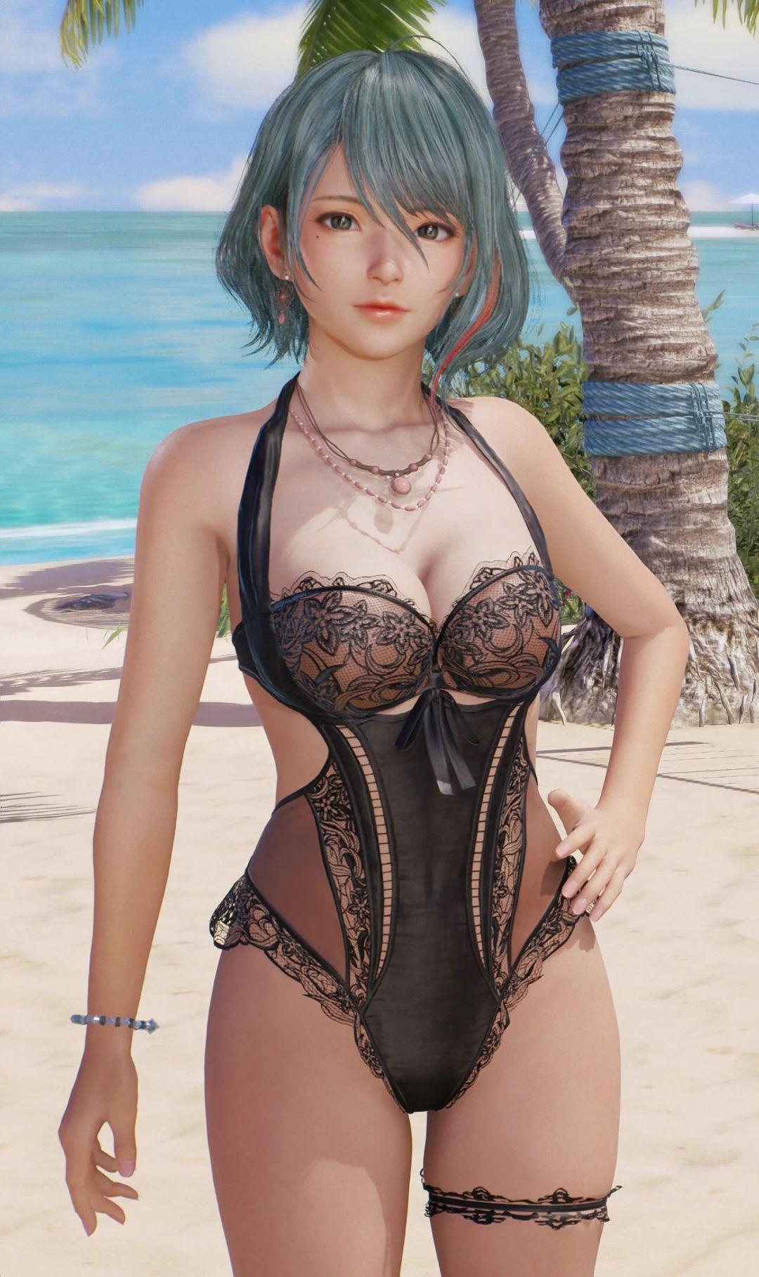 死或生:维纳斯璀璨假期|更X感的高叉比基尼黑 MOD