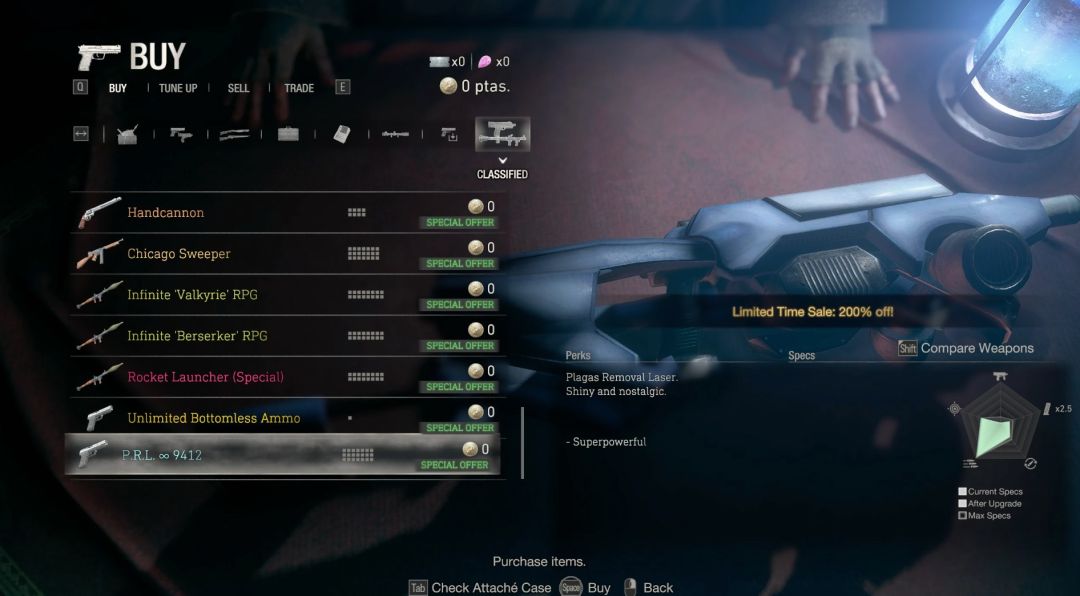 生化危机4重置版|商人提供所有的武器 MOD