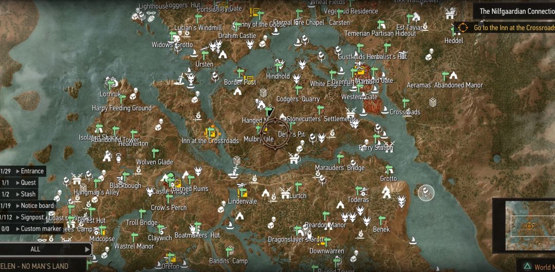 巫师3:狂猎|解锁所有地图图标(全地图) MOD