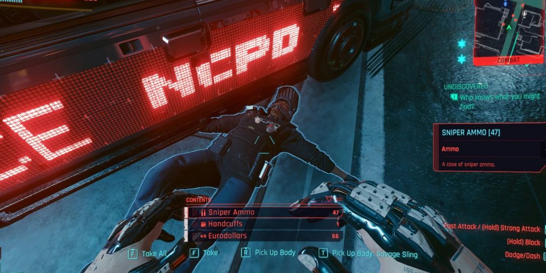 赛博朋克2077|额外战利品 - NCPD 和 NPC 掉落战利品 MOD