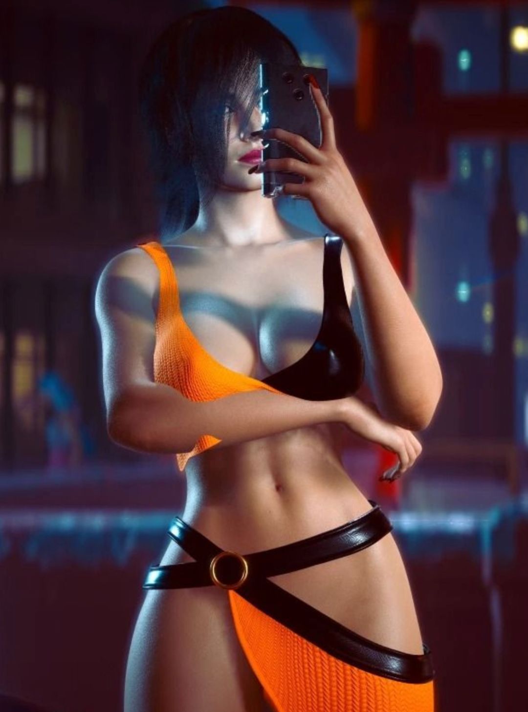 赛博朋克2077|超短款套装(18x) MOD