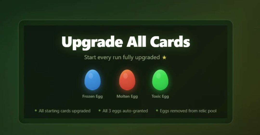 杀戮尖塔2/Slay the Spire 2|升级所有卡牌 MOD