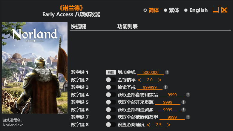 诺兰德|修改器