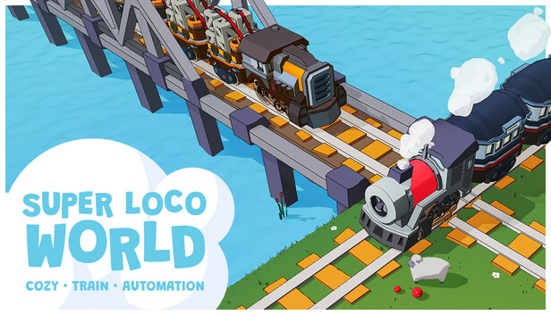 小小轨道 治愈风 自动化 铁路建造 Super Loco World|官方中文|Build.19222221|解压即撸