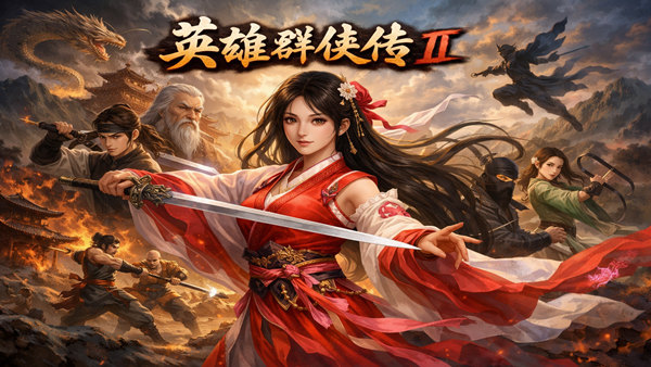 英雄群侠传II|豪华中文|Build.20138148-问罪苍天-乱世独行|解压即撸
