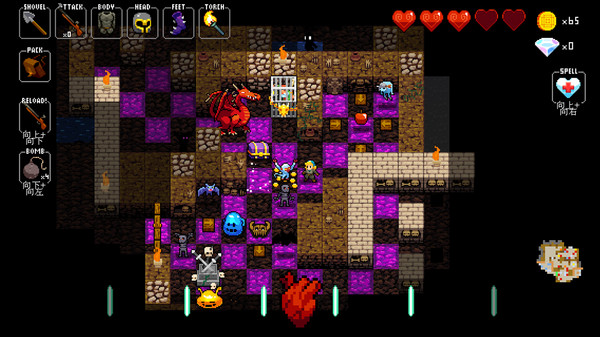 节奏地牢 Crypt of the NecroDancer|官方中文|本体+4.2.1-b5668补丁+2DLC|NSZ|原版