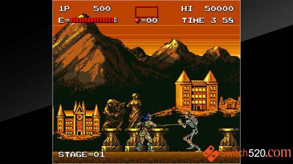Arcade Archives HAUNTED CASTLE/英文版/本体+1.0.2升补/[NSP][魔改9.2]
