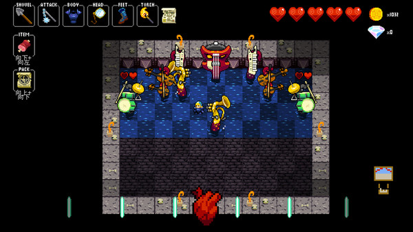 节奏地牢 Crypt of the NecroDancer|官方中文|本体+4.2.1-b5668补丁+2DLC|NSZ|原版