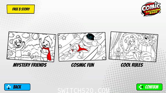 Comic Coloring Book/英文版/[NSZ]