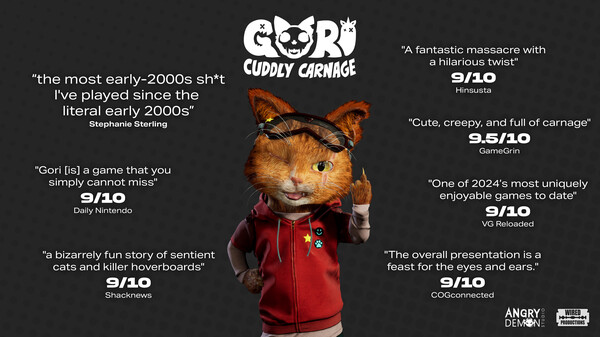 哥里:可爱大灭绝 (Gori: Cuddly Carnage)|解压即撸|哥里:可爱大灭绝|官方简体中文|支持键鼠手柄