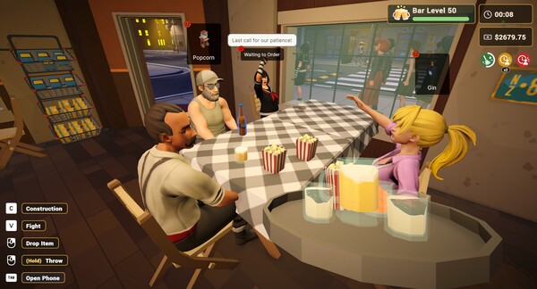 酒吧大乱斗:合作经营模拟器/Barfender: CO-OP Bar Simulator|解压即撸||官方中文|支持键盘.鼠标.手柄